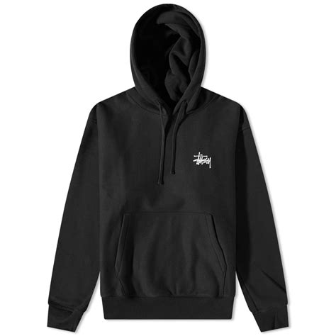 stussy basics hoodie.